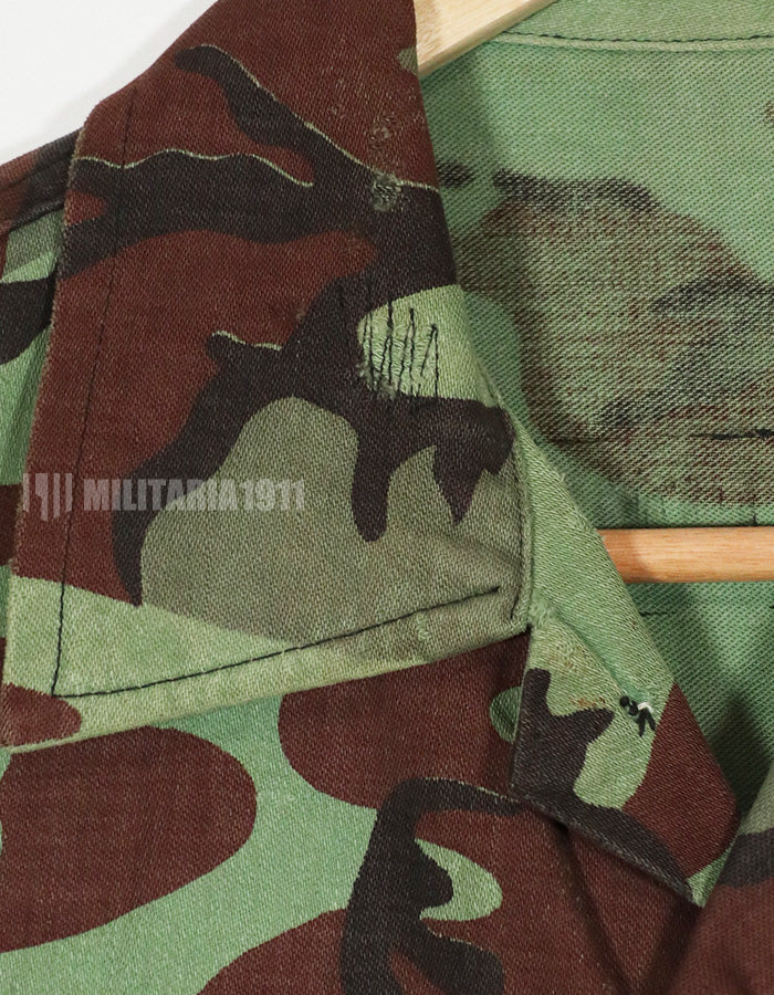 Real South Vietnam Rangers Pastel Leaf Camouflage Top and Bottom Set, Used