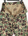 Real CIDG Beogum camouflage locally made duck hunter pants, used C