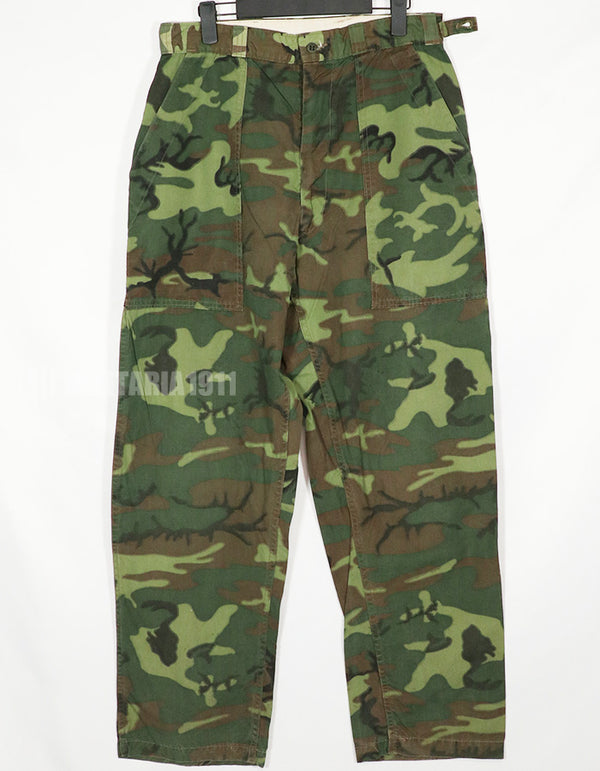 Civilian ERDL hunting pants made by Poplin, 1970s, used.