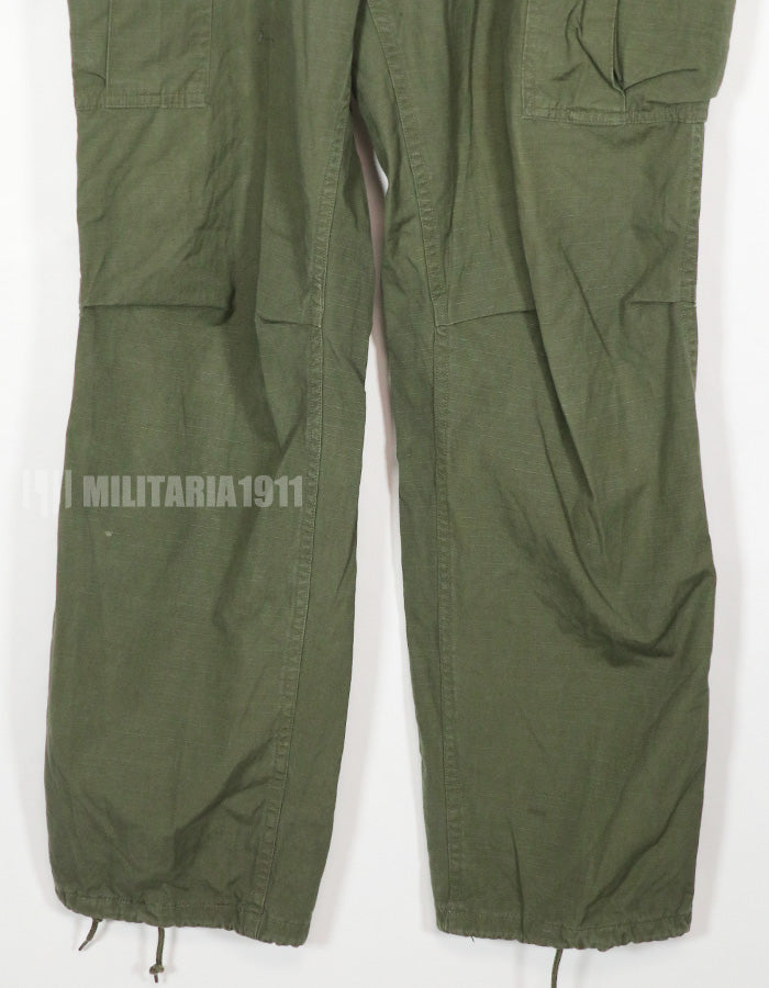 Real 1967 Ripstop 4th Model Jungle Fatigue Pants M-L Used