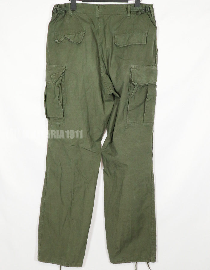 Real 1967 Ripstop 4th Model Jungle Fatigue Pants M-L Used