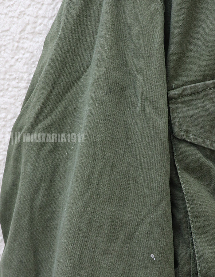 U.S. Army M65 field jacket, no label, stained, no liner.