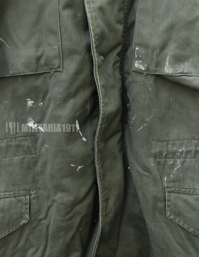 U.S. Army M65 field jacket, no label, stained, no liner.