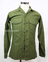 Original Utility Shirt OG-107, released, late 1960's, wartime lot, patch removed.