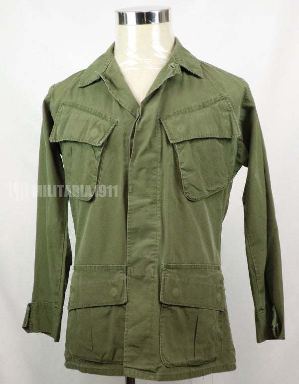 Original Late model ripstop fabric jungle fatigues, estimated circa 1969-1970 lot, no size/contract tag