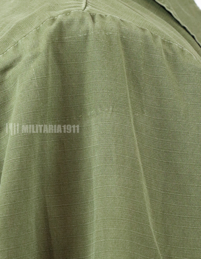 Original Late model ripstop fabric jungle fatigues, estimated circa 1969-1970 lot, no size/contract tag