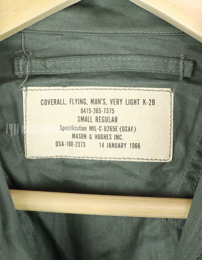 Original 1966 USAF K2B flight suit, Vietnam War lot, coveralls Good coundtion