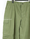 Original late model ripstop fabric jungle fatigues pants, L-S 1969, size adjustable.