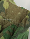 Original U.S. Army ERDL Jungle Fatigue Ripstop fabric, 1969, stained. Strong feeling of use