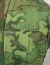 Original U.S. Army ERDL Jungle Fatigue Ripstop fabric, 1969, stained. Strong feeling of use