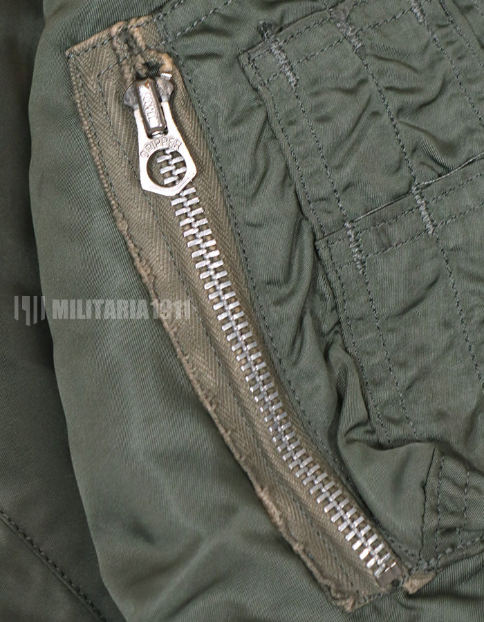 Real 1970 USAF L2-B flight jacket with patches (retrofitted)