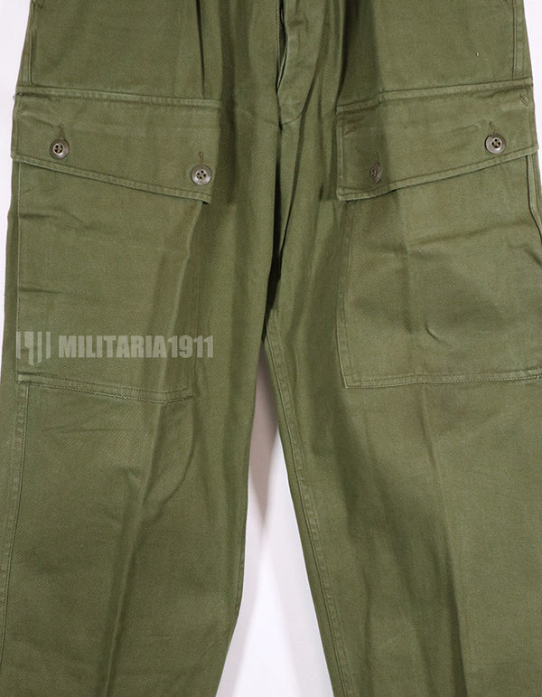 Real 1970 unused AATTV Australian Army Fatigue Pants C.G.C.F VICTORIA 1970