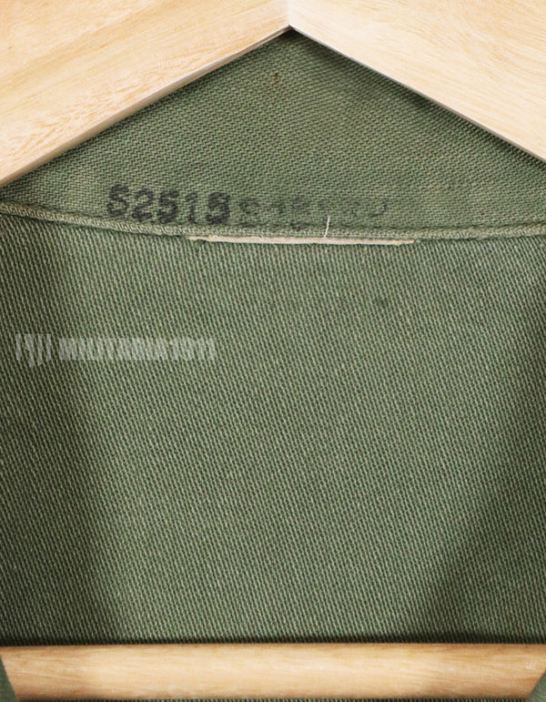 Real U.S. Army Utility Shirt with retrofit patch, used.