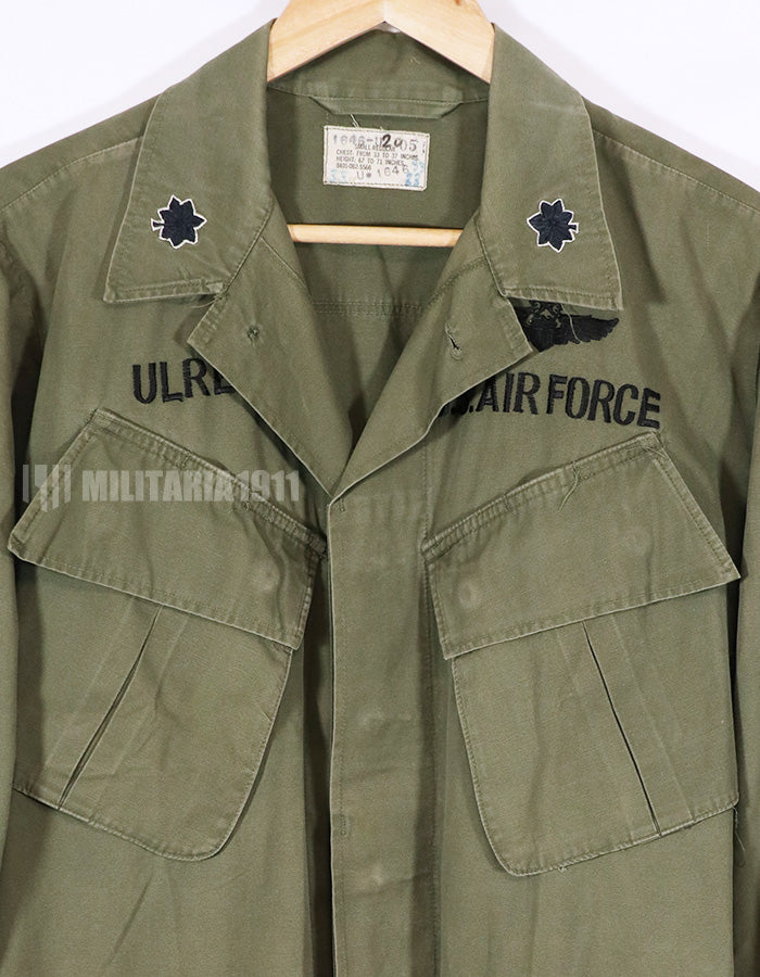 Real 1967 3rd Model Jungle Fatigue Jacket USAF Direct Embroidery Non Ripstop