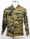 Real Gold Tiger Stripe Asian Cut Almost Unused Tiger Stripe Shirt