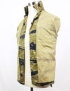 Real Gold Tiger Stripe Asian Cut Almost Unused Tiger Stripe Shirt