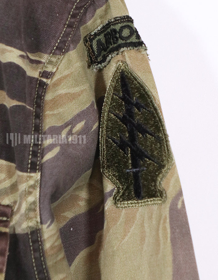 Real Tiger Stripe Shirt ARVN Classic Pattern with Restoration Patch