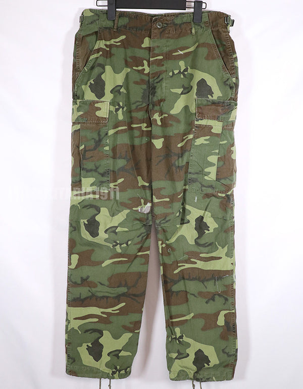 Real Poplin made (non-rip) ERDL Fatigue Pants without contract tag