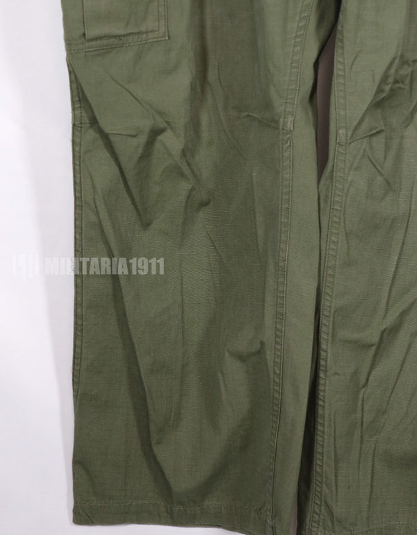 Real 1969 4th Model Jungle Fatigue Pants, size L-R, used.