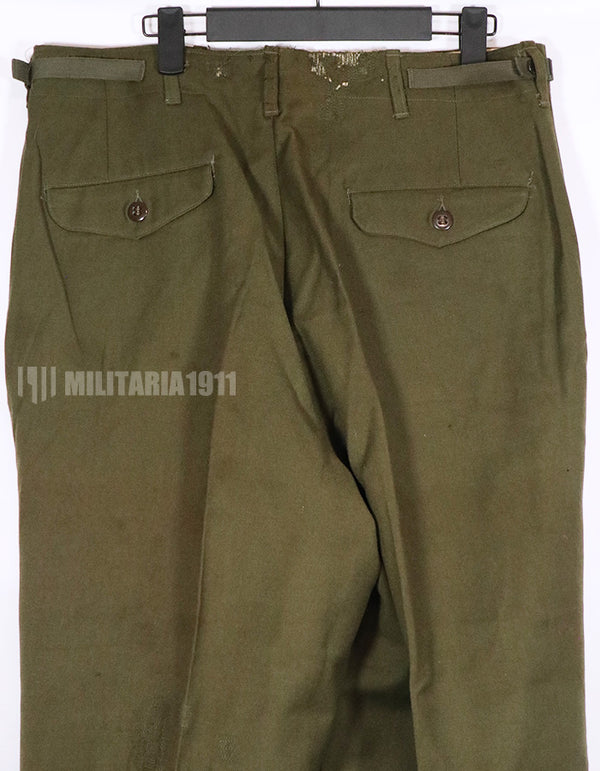 Real US Army M1951 Wool Field Pants M-R Used