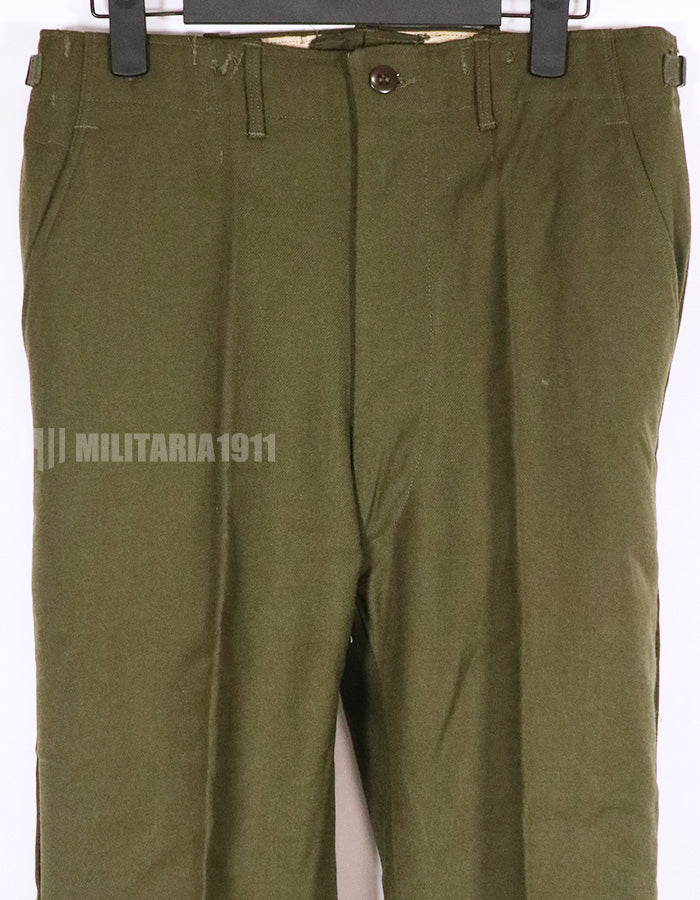 Real US Army M1951 Wool Field Pants S-R Used