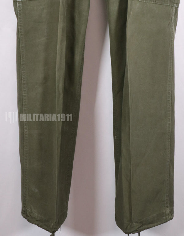 Real 1963 1st Model Jungle Fatigue Pants, long term storage, used.