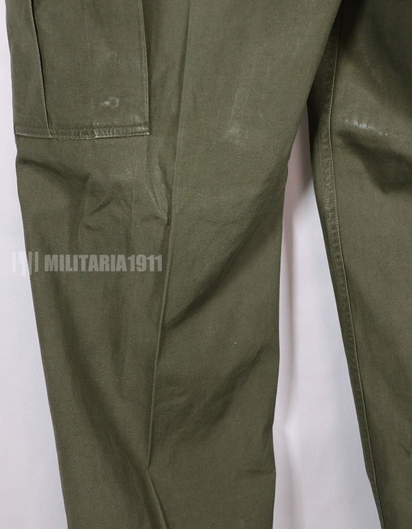 Real 1963 1st Model Jungle Fatigue Pants, long term storage, used.