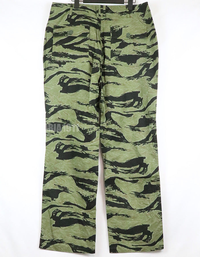 Replica Sea Wave Pattern Tiger Stripe Utility Pants Cut Tiger Stripe Pants