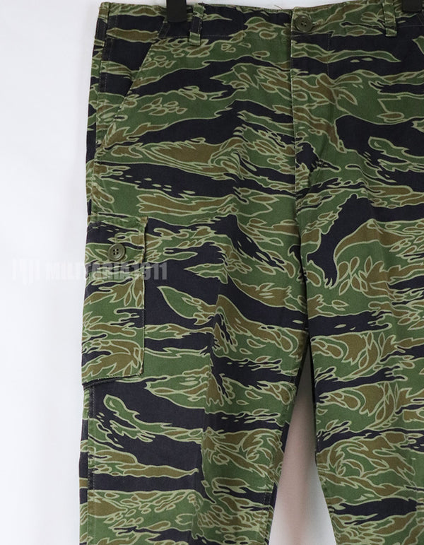 Replica Pineapple Army made Tiger Stripe Pants Zipper Fly Used