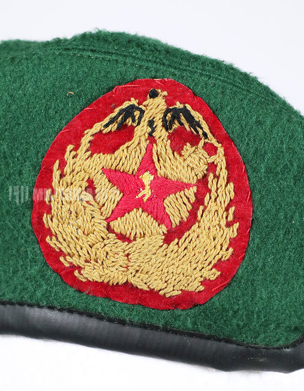 Replica South Vietnam Marine Corps Beret with Embroidered Cap Badge